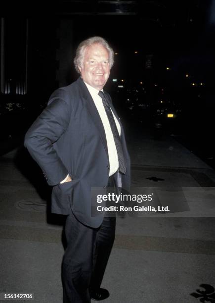 Businessman Roone Arledge sighted on October 11, 1985 at the Regency Hotel in New York City.