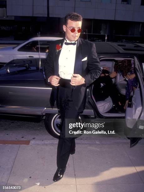 John Wayne Bobbitt attend the 'John Wayne Bobbitt Uncut' Beverly Hills Premiere on September 29, 1994 at Academy Theatre in Beverly Hills, California.