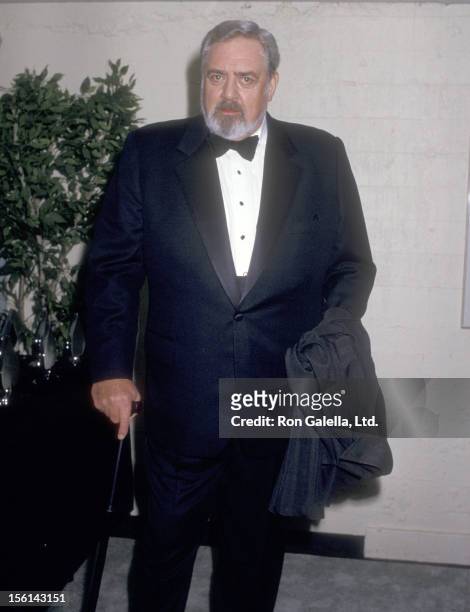 Actor Raymond Burr attends the Eighth Annual National CableACE Awards on January 20, 1987 at Wiltern Theatre in Los Angeles, California.