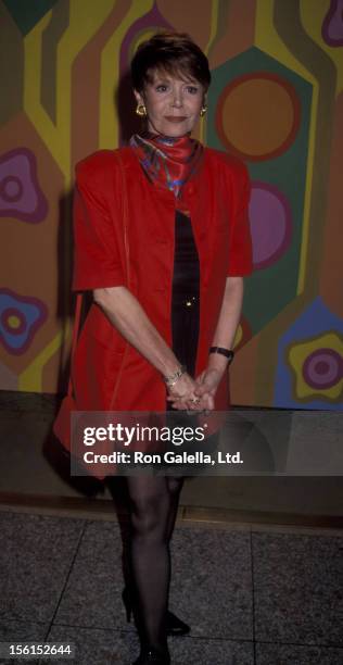 Judy Carne attends 25th Anniversary Party for 'Laugh-In' on January 15, 1993 at the Santa Monica Beach Hotel in Santa Monica, California.