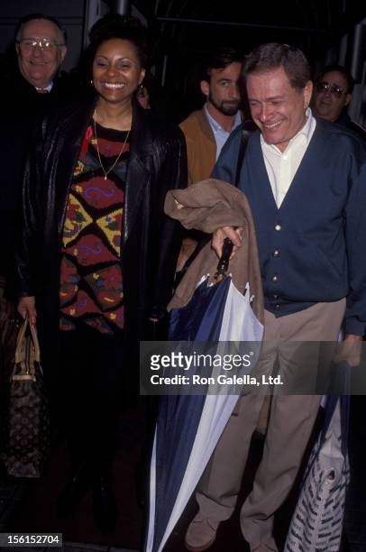 Actress Leslie Uggams and husband Grahame Pratt sighted on October 30, 1992 at the Los Angeles International Airport in Los Angeles, California.