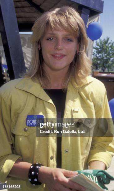 Eleanor Mondale attends National Organization of Women Democratic Campaign Fundraiser on May 13, 1984 at Woodley Park in Van Nuys, California.