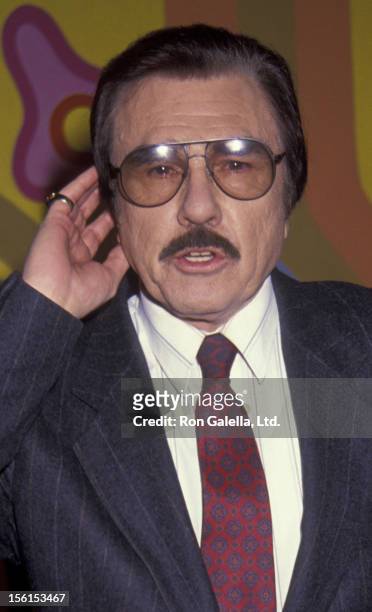 Gary Owens attends 25th Anniversary Party for 'Laugh-In' on January 15, 1993 at the Santa Monica Beach Hotel in Santa Monica, California.
