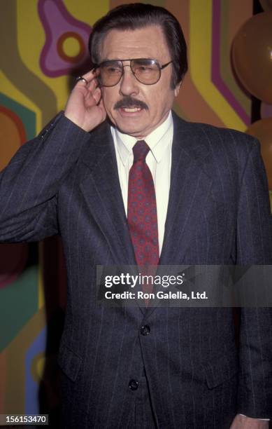 Gary Owens attends 25th Anniversary Party for 'Laugh-In' on January 15, 1993 at the Santa Monica Beach Hotel in Santa Monica, California.