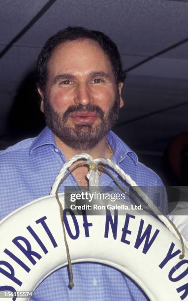 Actors Robert Hegyes, Gabe Kaplan and Ron Palillo attend 'Welcome Back Cotter' Reunion Party on July 11, 1995 aboard The Spirit Of New York in New...