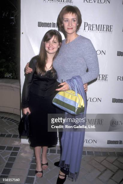 Actress Kimberly J. Brown and actress Janet McTeer attend the Premiere Magazine's Sixth Annual Women in Film Awards Luncheon on November 16, 1999 at...