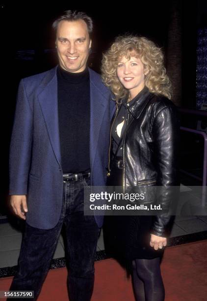 Actress Nancy Allen and husband Comedian Craig Shoemaker attend the Screening of the HBO Original Movie 'Attack of the 50 Ft. Woman' on December 1,...