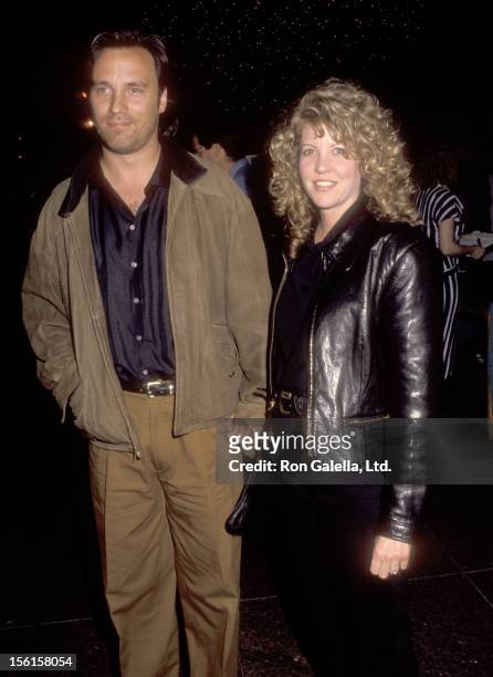 Actress Nancy Allen and husband Comedian Craig Shoemaker attend the 'A Private Matter' West Hollywood Premiere on June 4, 1992 at DGA Theatre in West...