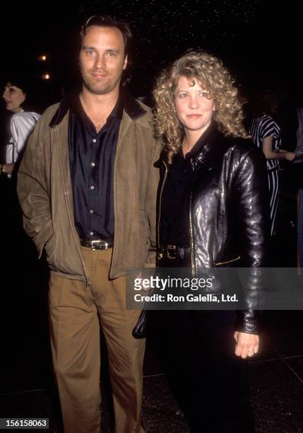 Actress Nancy Allen and husband Comedian Craig Shoemaker attend the 'A Private Matter' West Hollywood Premiere on June 4, 1992 at DGA Theatre in West...