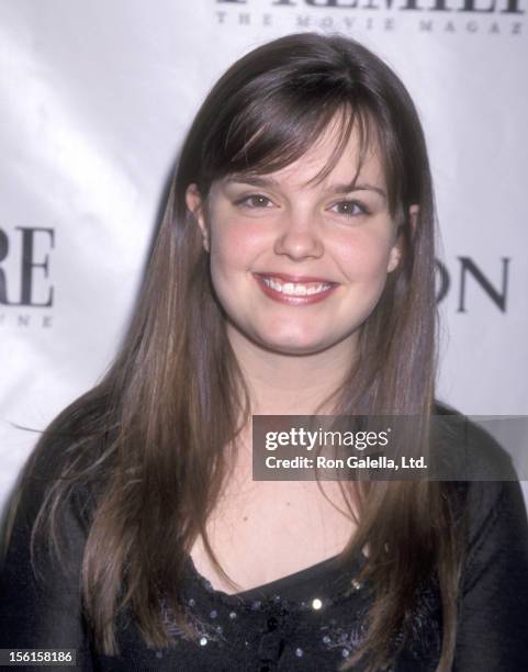 Actress Kimberly J. Brown attends the Premiere Magazine's Sixth Annual Women in Film Awards Luncheon on November 16, 1999 at Four Seasons Hotel in...