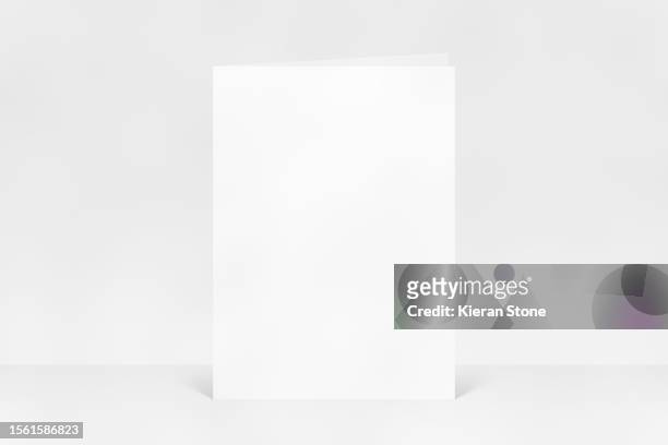 blank pamphlet/card/book/flyer template - folder mockup stock pictures, royalty-free photos & images
