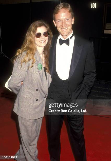 Actor Ted Shackelford and wife Annette Wolfe attend the 19th Annual People's Choice Awards on March 9, 1993 at Universal Studios in Universal City,...