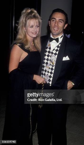 Actor Francesco Quinn and date attend Field of Dreams Awards Gala on November 6, 1994 at the Beverly Hilton Hotel in Beverly Hills, California.