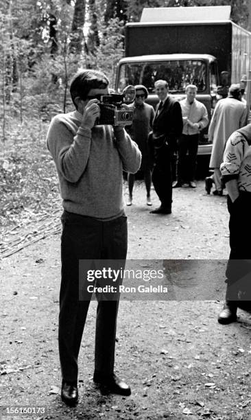 Director Blake Edwards sighted on location filming 'Darling Lili' on September 27, 1968 in Paris, France.