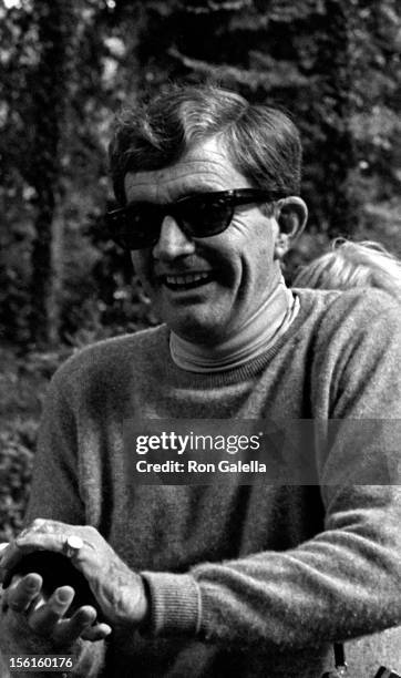 Director Blake Edwards sighted on location filming 'Darling Lili' on September 27, 1968 in Paris, France.