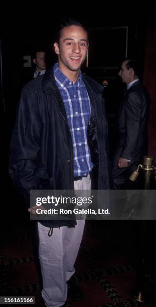 Actor Lillo Brancato attends the screening party for 'Serial Mom' on April 4, 1994 at Sette MoMA Restaurant in New York City.