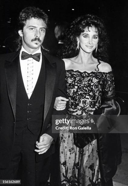 Actress Connie Sellecca and brother attending 'Carousel of Hope Ball' on October 13, 1984 at Currigan Hall in Denver, Colorado.