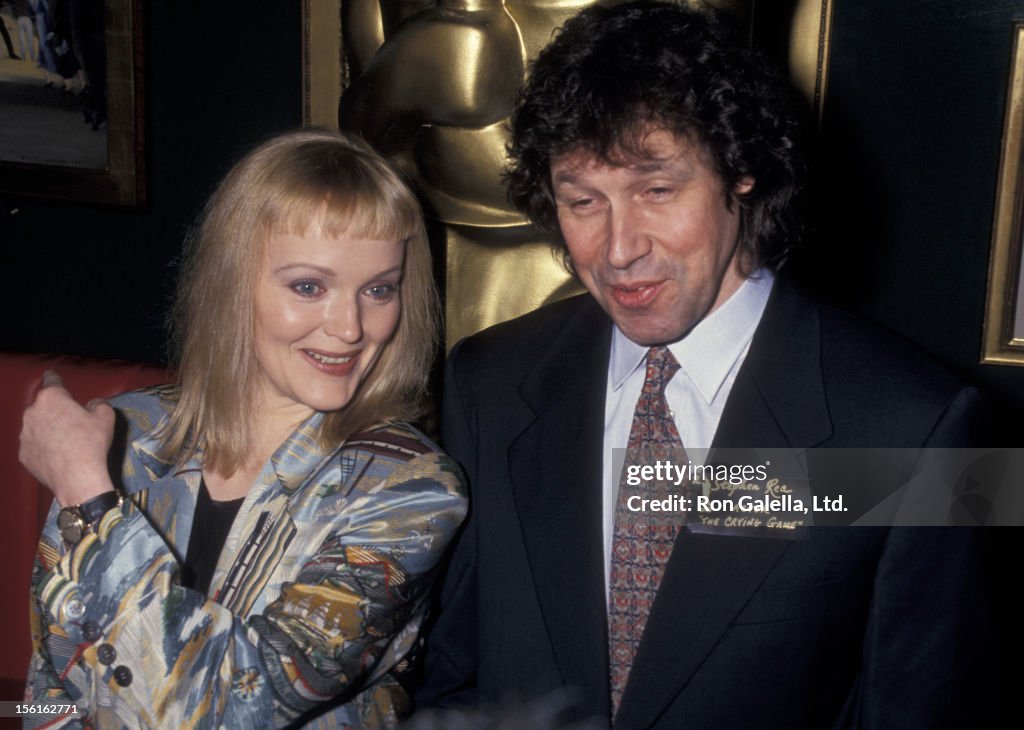 Stephen Rella Actress Miranda Richardson and actor Stephen Rea attend the nominees ...