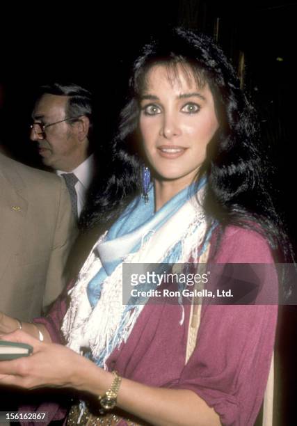 Actress Connie Sellecca attends the ABC Television Affiliates Party on April 30, 1984 at Tavern on the Green in New York City.