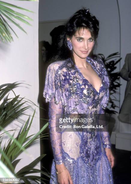 Actress Connie Sellecca attends the Hollywood Walk of Fame Ceremony January 14, 1986 at 7000 Hollywood Boulevard in Hollywood, California.