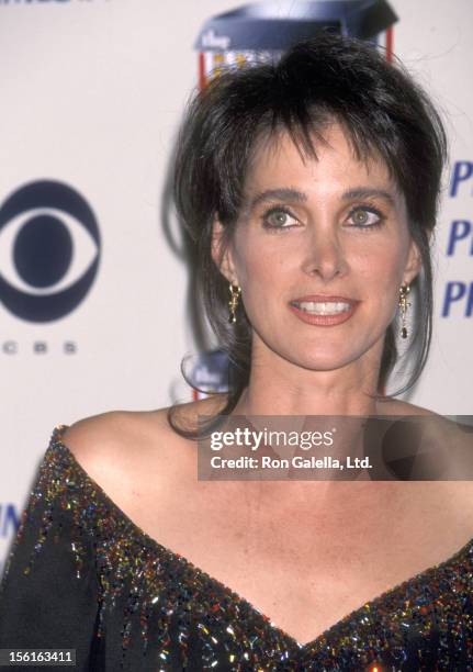 Actress Connie Sellecca attends the 1996 Family Film Awards on August 22, 1996 at CBS Studios in Los Angeles, California.