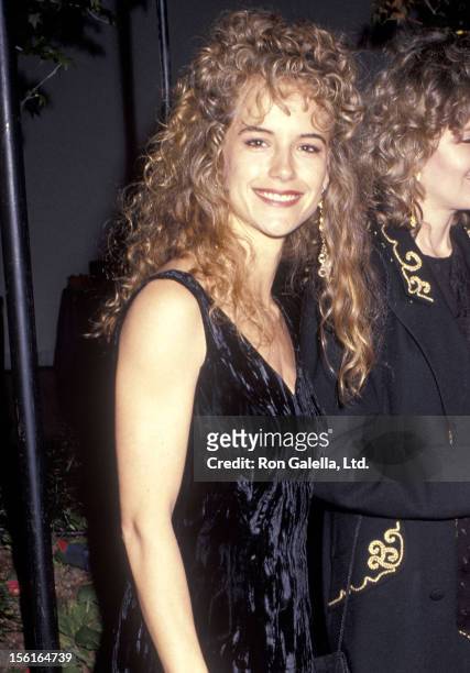 Actress Kelly Preston attends the Party to Celebrate Hiro Yamagata's New Art Book 'Yamagata' on April 15, 1991 at Armand Hammer Museum in Westwood,...