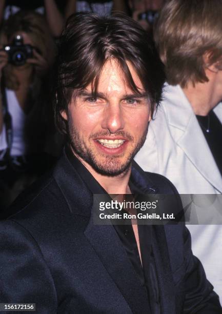 Actor Tom Cruise attends the 'Minority Report' New York City Premiere on June 17, 2002 at Ziegfeld Theater in New York City.