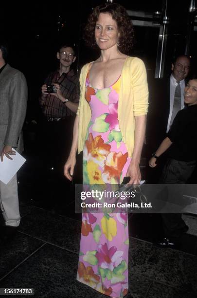 Actress Sigourney Weaver attends the HBO Television Special 'Comic Relief VIII' to Benefit America's Homeless on June 14, 1998 at Radio City Music...