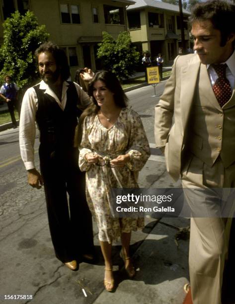 Musicians Bill Hudson and Brett Hudson attend Debby Boone-Gabriel Ferrer Wedding Ceremony on September 1, 1979 at the Hollywood Presbyterian Church...