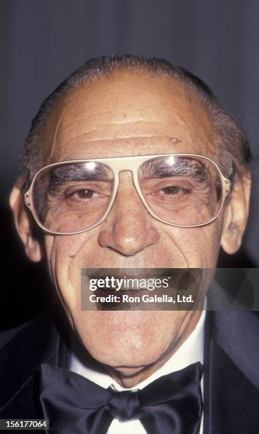 Actor Abe Vigoda attends National Actors Theater Dinner Gala on October 4, 1994 at the Pierre Hotel in New York City.