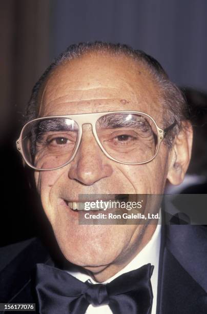 Actor Abe Vigoda attends National Actors Theater Dinner Gala on October 4, 1994 at the Pierre Hotel in New York City.