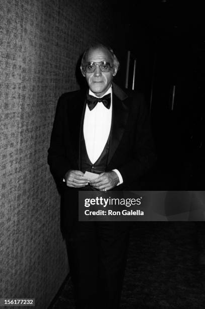 Actor Abe Vigoda attends Academy of Television Arts and Sciences Gala Honoring Sid Caesar on March 31, 1979 at the Century Plaza Hotel in Century...