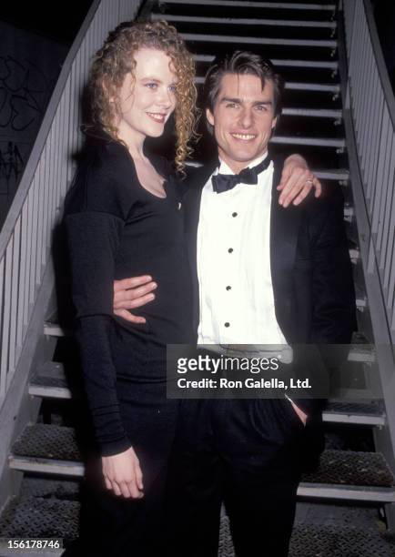Actress Nicole Kidman and actor Tom Cruise attend the 19th Annual American Film Institute Lifetime Achievement Award Salute to Kirk Douglas on March...