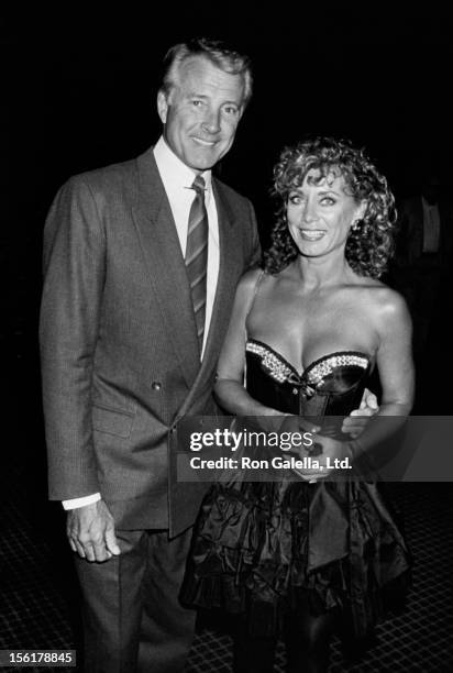 Actor Lyle Waggoner and wife Sharon Kennedy attend Third Annual Health Games Gala on September 30, 1989 at the Marriott Marquis Hotel in New York...