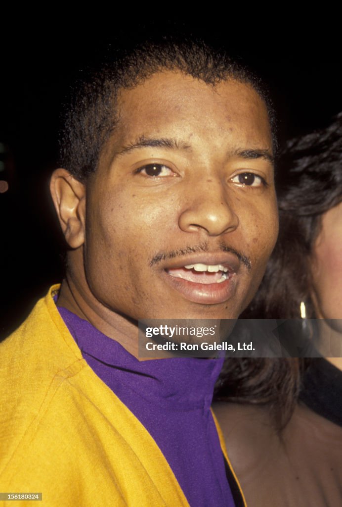Young Mc Rapper Young Rapper Young MC attends the premiere of 'Freejack' on January 16 ...