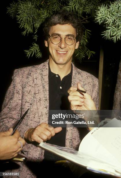Director Harold Ramis attends the premiere of 'Baby Boom' on October 6, 1987 at the Academy Theater in Beverly Hills, California.