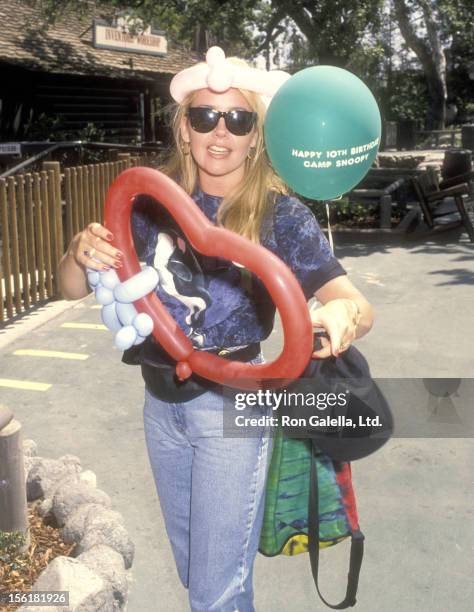 Actress Melody Thomas Scott attends the 'Happy Birthday, Camp Snoop!' - A Festive Celebration Marking the 10th Birthday of the Children's Wonderland,...