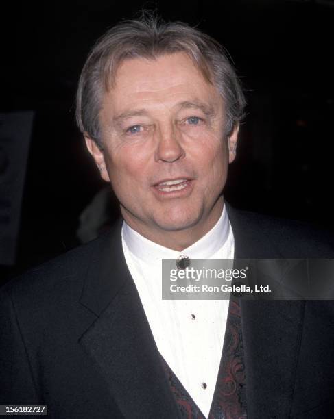 Actor Christopher Mitchum attends the John Wayne Cancer Institute Auxiliary's Odyssey Ball on April 10, 1999 at Beverly Hilton Hotel in Beverly...