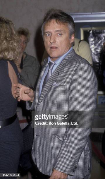 Actor Dennis Hooper attends the premiere of 'At Close Range' on April 16, 1986 at Mann Bruin Theater in Westwood, California.