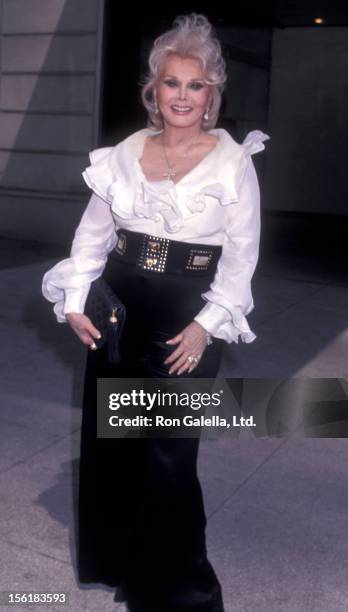 Actress Zsa Zsa Gabor attends the taping of 'The Joan Rivers Show' on May 26, 1993 at CBS Broadcasting Center in New York City.