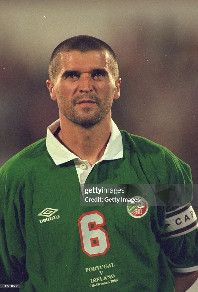 Portrait of Roy Keane of Republic of Ireland before the World Cup