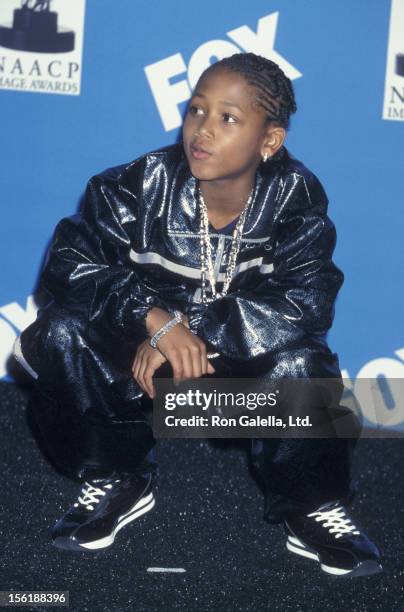 Lil Romeo attends 33rd Annual NAACP Image Awards on February 23, 2002 at the Universal Ampitheater in Universal City, California.