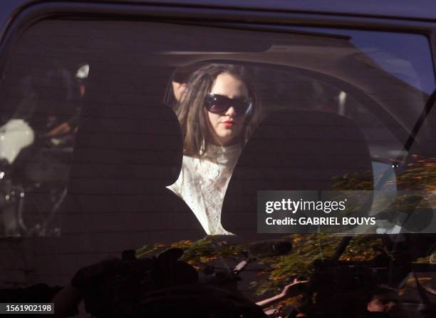 Pop star Britney Spears arrives at the Los Angeles County Superior courthouse 14 January 2008 for a hearing regarding visitation rights for her two...