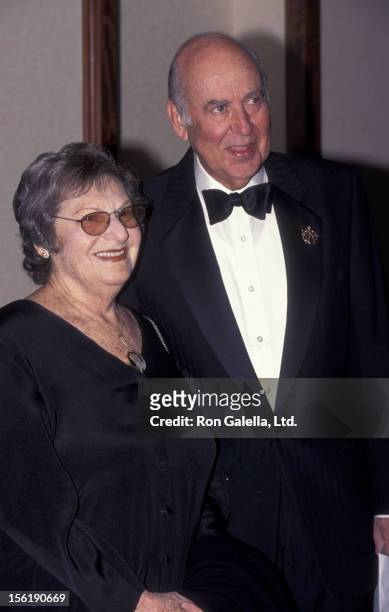Actor Carl Reiner and wife Estelle Reiner attend 48th Annual Director's Guild of America Awards on March 2, 1996 at the Century Plaza Hotel in...