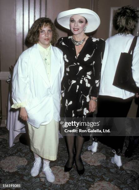 Actress Joan Collins and daughter Katyana Kass attend the Young Musicians Foundation's Fifth Annual Celebrity Mother/Daughter Fashion Show on March...