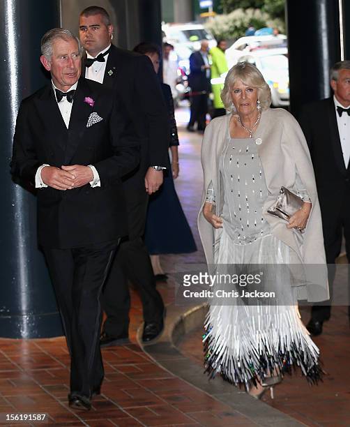 Prince Charles, Prince of Wales and Camilla, Duchess of Cornwall attend a Diamond Jubilee Trust reception and dinner at the SkyCity Convention Centre...