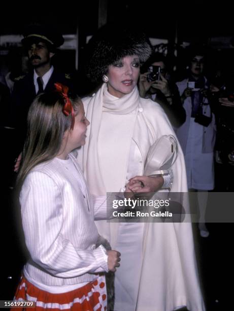 Actress Joan Collins and daughter Katyana Kass attend the Young Musicians Foundation's Second Annual Celebrity Mother/Daughter Fashion Show on March...