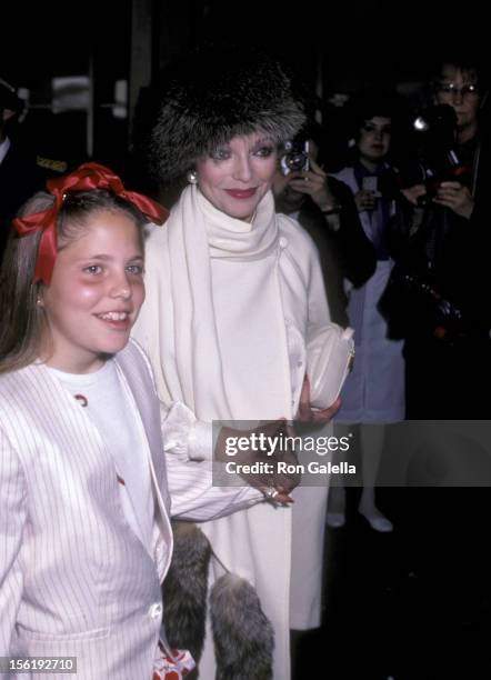 Actress Joan Collins and daughter Katyana Kass attend the Young Musicians Foundation's Second Annual Celebrity Mother/Daughter Fashion Show on March...