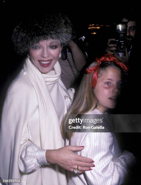 Actress Joan Collins and daughter Katyana Kass attend the Young Musicians Foundation's Second Annual Celebrity Mother/Daughter Fashion Show on March...