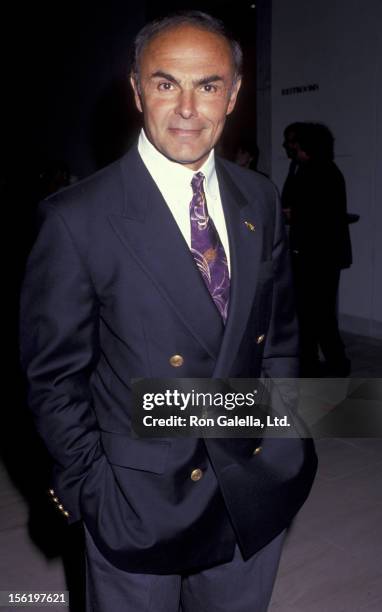 Actor John Saxon attends the opening of 'Yamagata' on April 15, 1991 at the Armand Hammer Museum in Westwood, California.